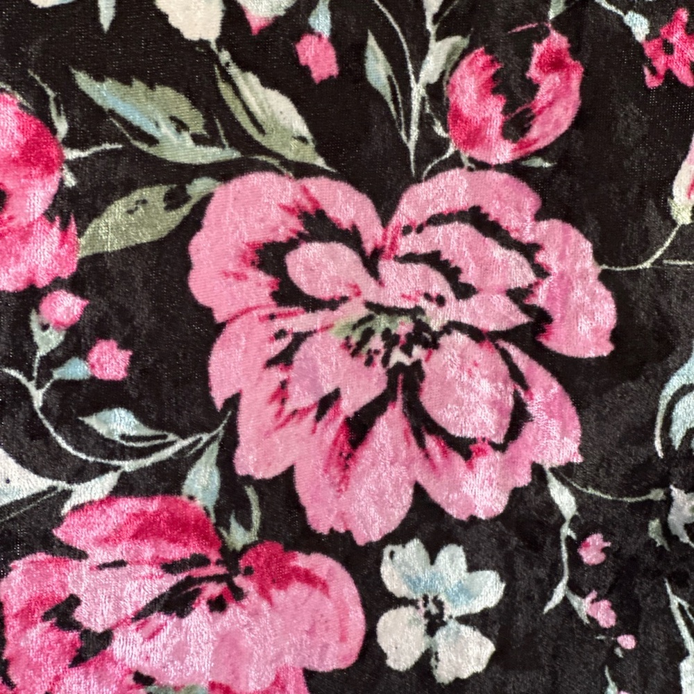 🌸 NWT LuLaRoe Shirley Floral Duster Cardigan Pink Black Size L - Picture 3 of 10
